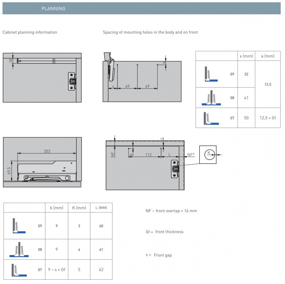 Push to Open and Soft Close Mechanism for Standard Fronts